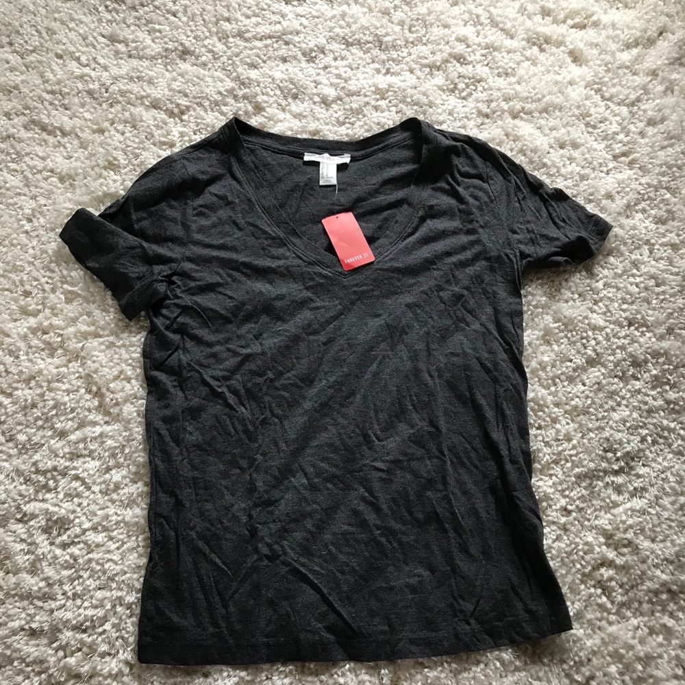 Charcoal gray T-shirt